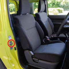Jimny Accessories Car Door Lock Cover for Suzuki Jimny JB64 JB64W JB74 JB74W 2018 2019 2020 2021