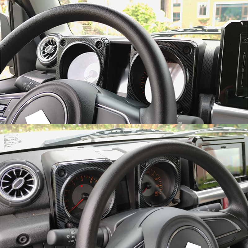 2020 JIMNY ACCESSORIES Car Central Control Instrument Decorative Fram cover for Suzuki Jimny JB74 JB64