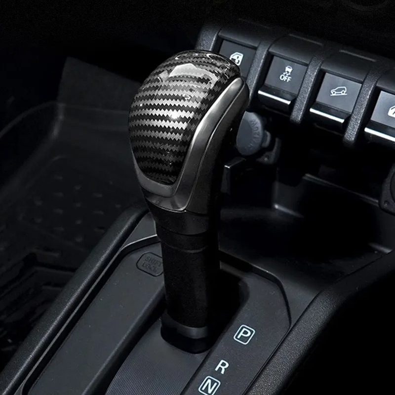2020 JIMNY ACCESSORIES Exclusive Carbon Gear Shift Knob Cover for Suzuki Jimny JB74 JB64