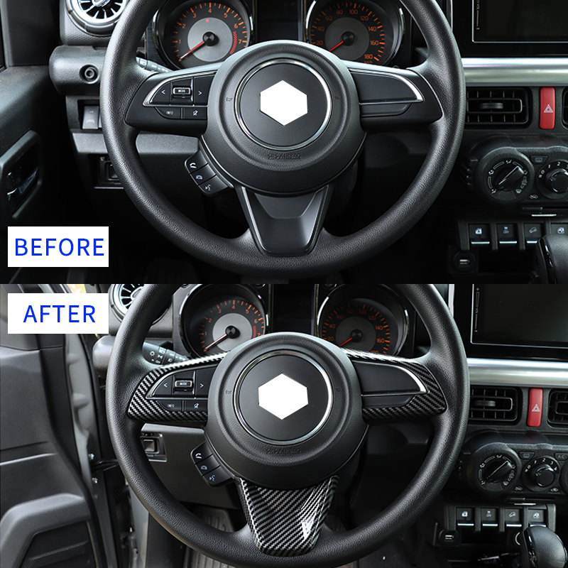 Steering wheel cover for Jimny JB64 JB74 Sierra 2018 2019 2020 Interior Accessories