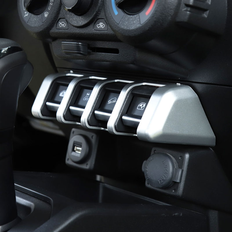 2020 JIMNY ACCESSORIES Car Window Lift Switch Button Panel Trim Cover for Suzuki Jimny JB74 JB64