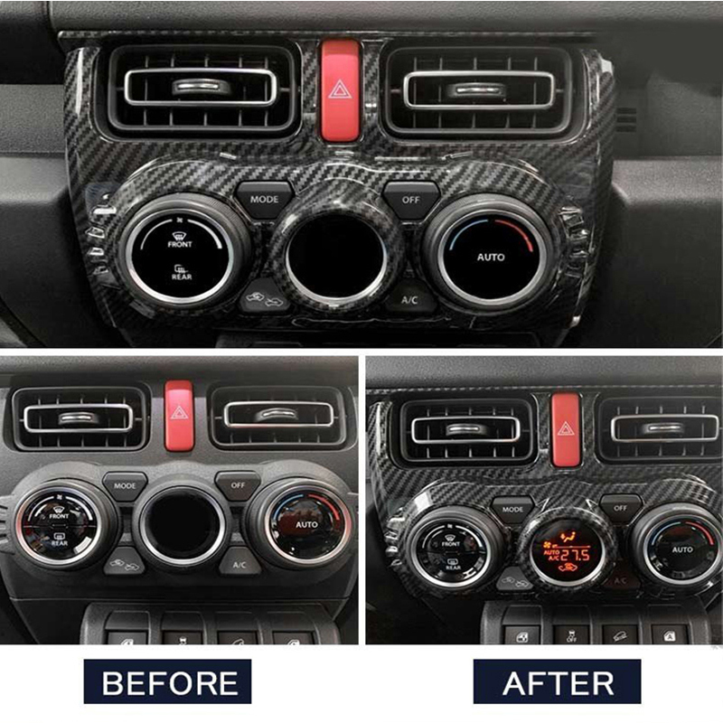 Central control automatic air conditioning air outlet knob cover for Jimny 2018 2019 2020 JB64 JB74 Sierra