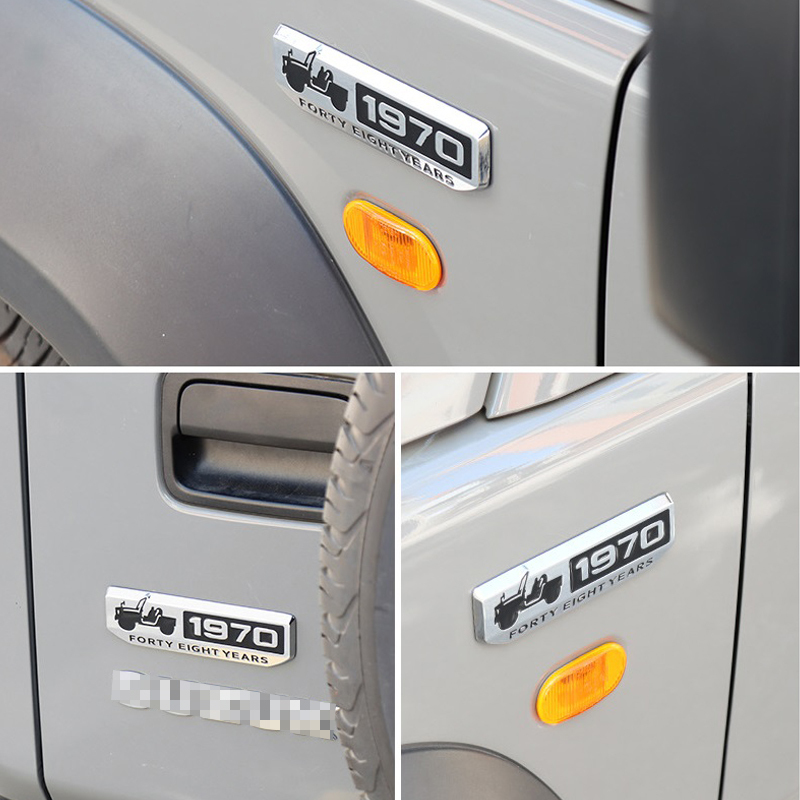 Jimny Exterior Sticker For Suzuki Jimny 2018 2019 2020 2021 2022 2023 JB74 JB64 Car Sticker Decoration Badge