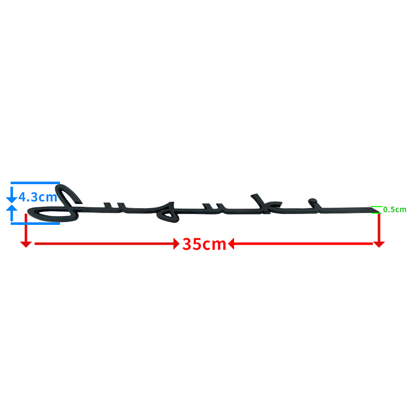 ABS Logo for SUZUKI jimny jb64 jb74 jb43 jb23 decoration sticker