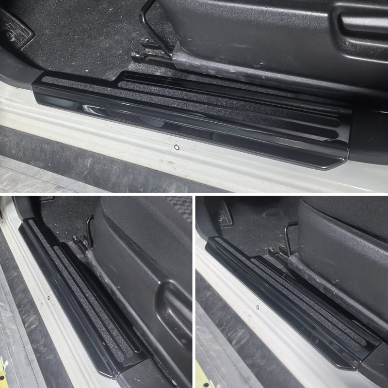 Jimny 5 Door Accessories 2PCS Side Door Entry Protectors Sill scuff Plate Pedal 3D Full Cover For Suzuki Jimy JC74 2024 2023