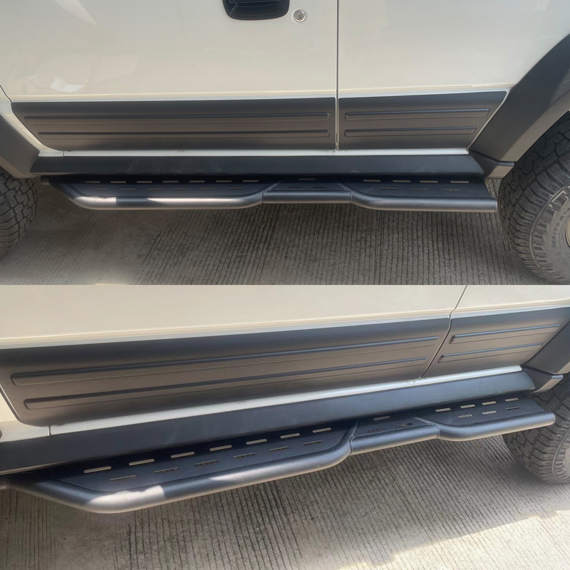 Black Side Steps Car Accessories Running Board Side Footsteps For Suzuki Jimny 5 Doors 2024 2023 2022 2021 2020
