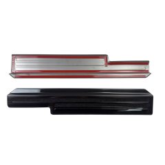 Jimny 5 Door Accessories 2PCS Side Door Entry Protectors Sill scuff Plate Pedal 3D Full Cover For Suzuki Jimy JC74 2024 2023