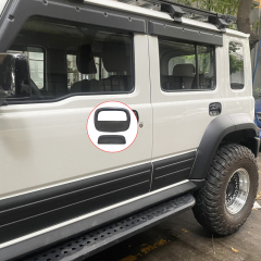Outer Door Matt Black Car Door Protection Handle Covers With Jimny Logo For Suzuki Jimny 5Doors Jc74