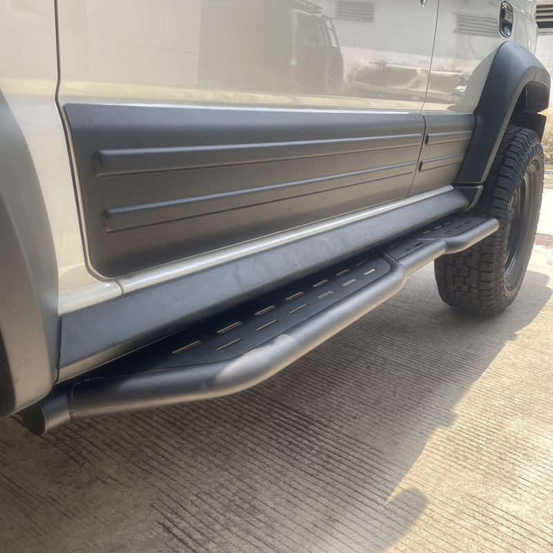 Black Side Steps Car Accessories Running Board Side Footsteps For Suzuki Jimny 5 Doors 2024 2023 2022 2021 2020