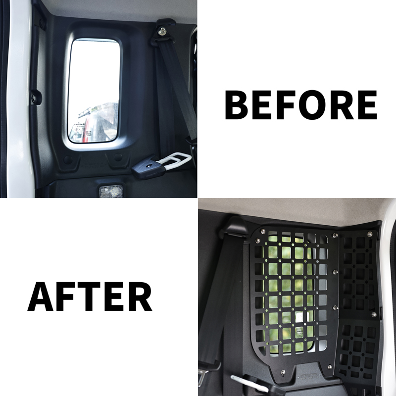 5 Door Jimny Side Storage Panel Trunk Extension Shelf Rear Window Rack Trunk Bracket For Suzuki New Jimny JC74 2023 2024 5-Doors