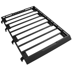 Wholesale Matte Black Aluminum Roof Rack Platform Without Light Car Roof Luggage Rack For Suzuki 5Doors Jimny Roof Rack JC74