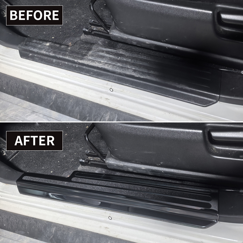 Jimny 5 Door Accessories 2PCS Side Door Entry Protectors Sill scuff Plate Pedal 3D Full Cover For Suzuki Jimy JC74 2024 2023