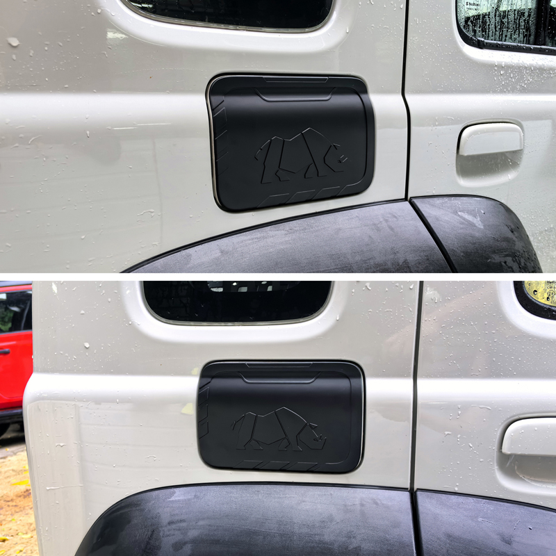 Jimny 5 Door Oil Fuel Tank Cap Cover Decoration Tank cover With Rhino Logo For Suzuki Jimny JC74 2024 2023