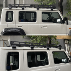 Wholesale Matte Black Aluminum Roof Rack Platform Without Light Car Roof Luggage Rack For Suzuki 5Doors Jimny Roof Rack JC74