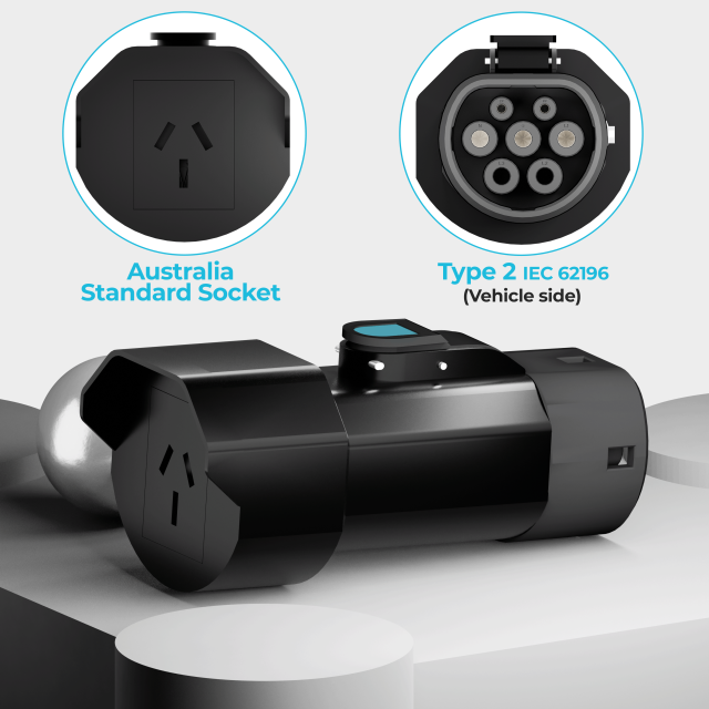 Type 2 V2L Discharging Adapter for BYD, MG, Xpeng Geely Smart Chery