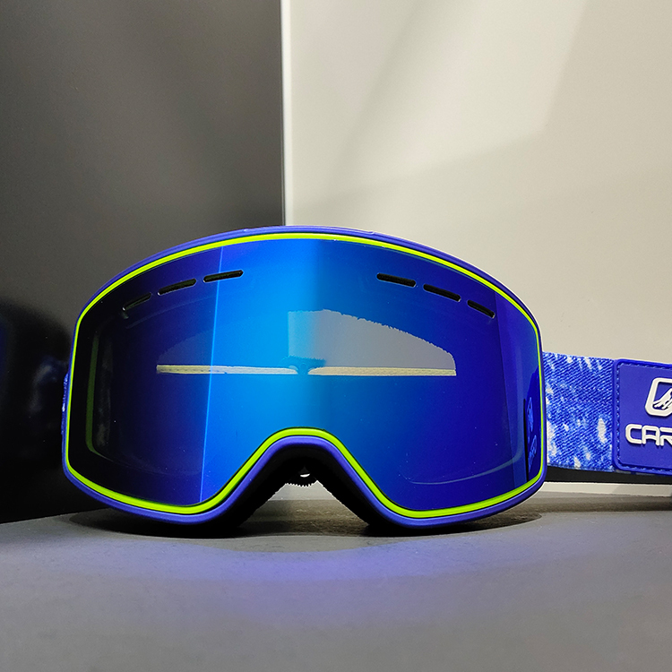 Latest trends Cylindrical frameless ski goggles interchangeable lens Snowboard Snow