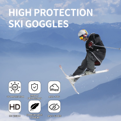 Custom LOGO Outdoor Snow Goggles UV400 Ski Glasses