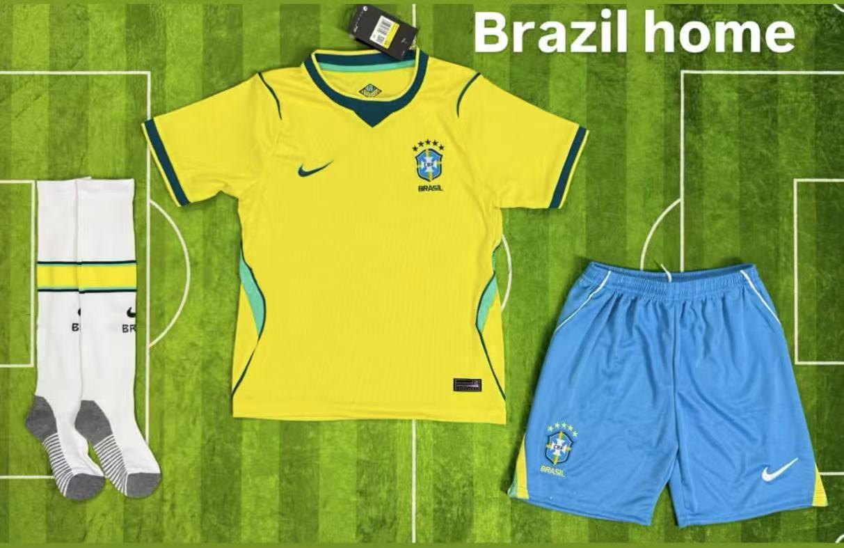 26/27 Brazil Home Football Kit