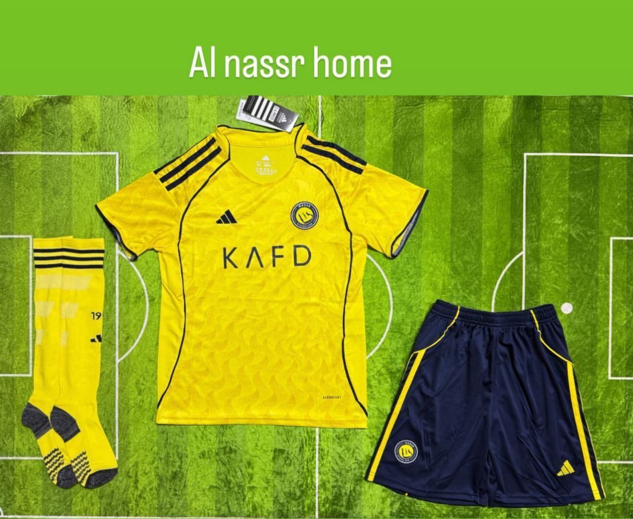 2025-26 Al Nassr Home Football Kit