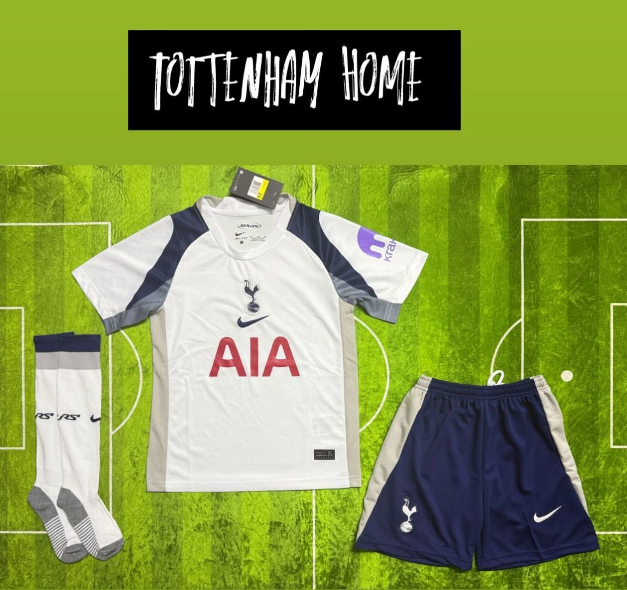 2025-26 Tottenham Hotspur Home Football Kit