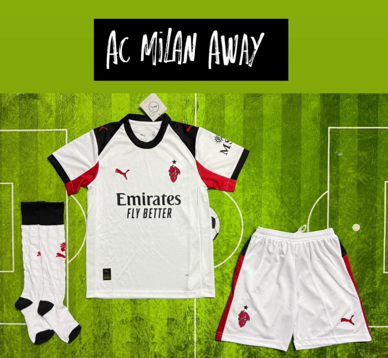 2025/26 AC Milan Away Football Kit