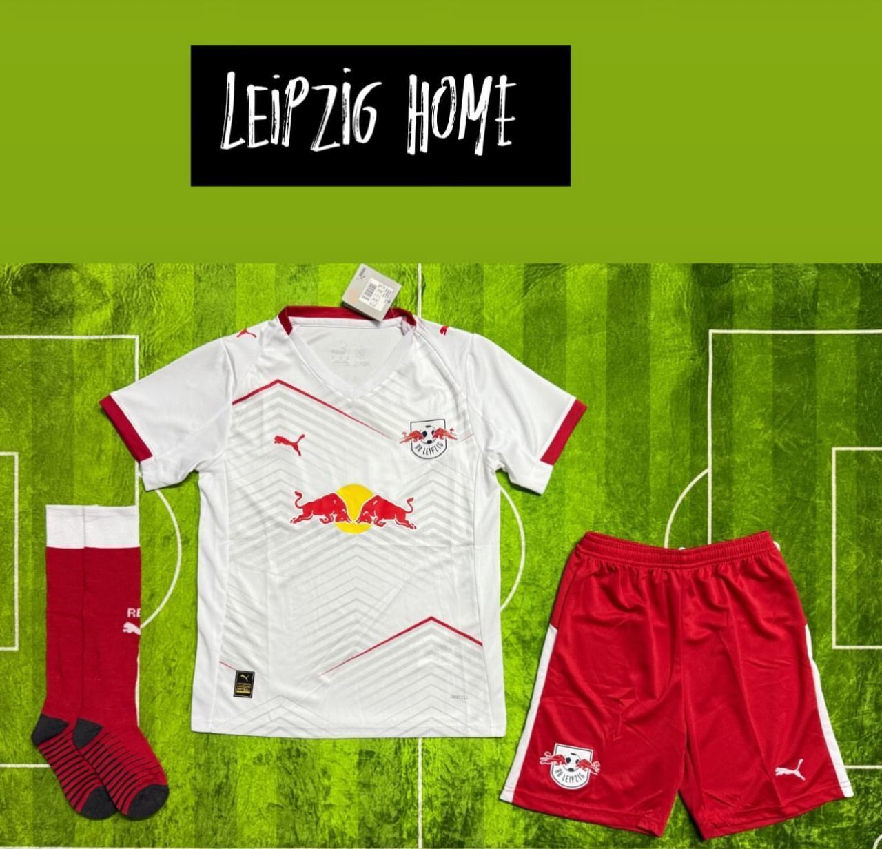2025/26 RB Leipzig Home Football Kit