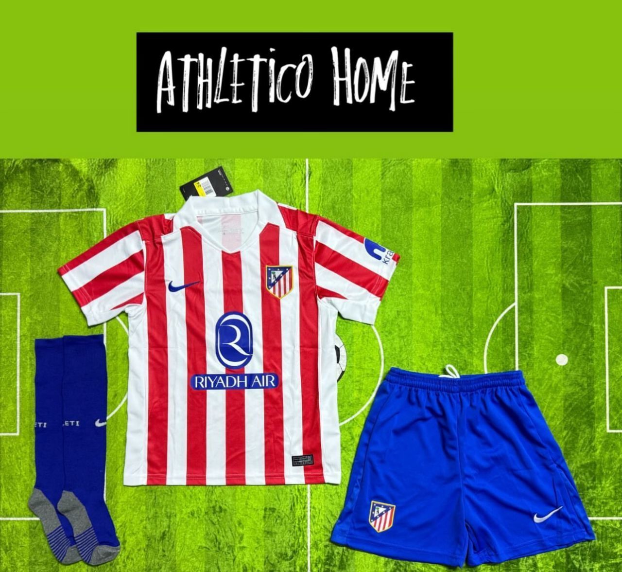 2025/26 Atletico Madrid Home Football Kit