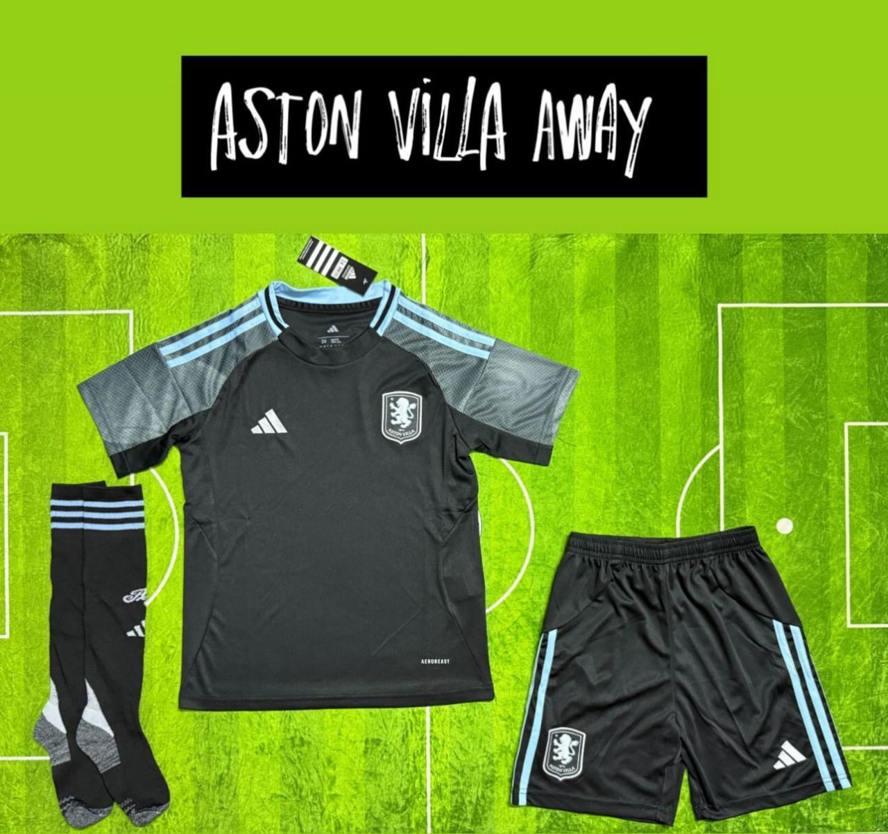 2025/26 Aston Villa away Football Kit