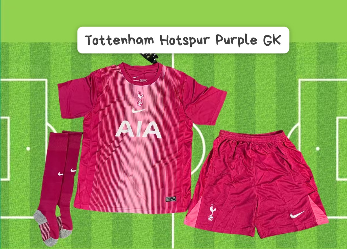 2025-26 Tottenham Hotspur Purple GK Football Kit