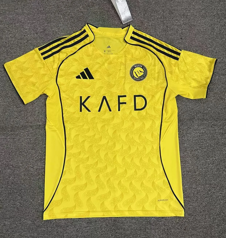 2025-26 Al Nassr Home Football Jersey