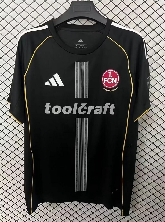 2025-26 Nuremberg European Football Jersey (Black)