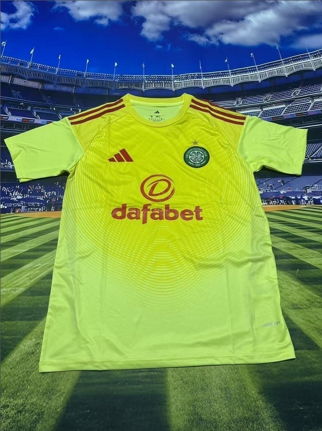 2025-26 Celtics Yellow GK Football Jersey