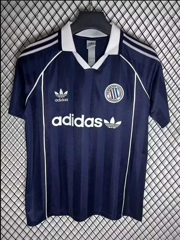 2025-26 Oasis Collaboration Navy Blue Football Jersey