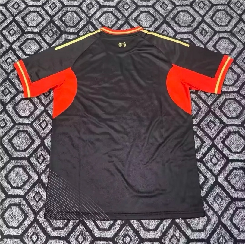 2025-26 Liverpool Special Edition Black and Red Phoenix Football Jersey