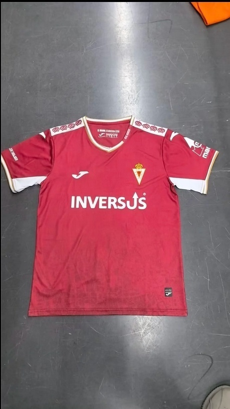 2025-26 Real Murcia Home Football Jersey