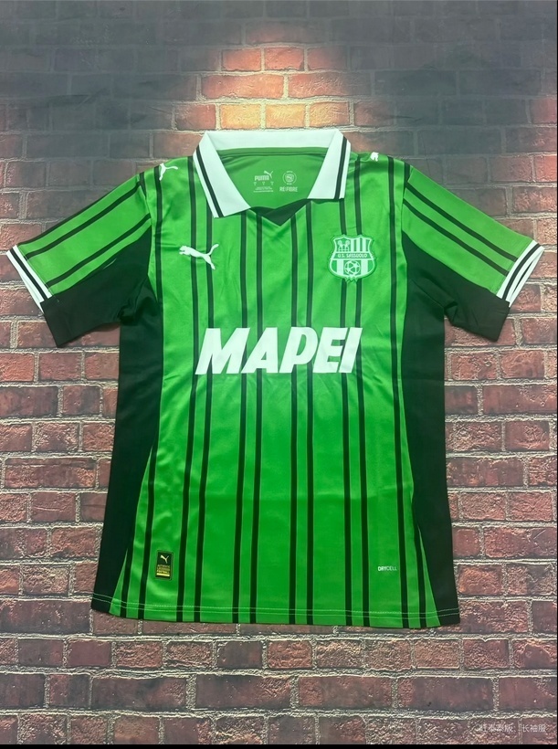2025-26 Sassuolo Home Football Jersey