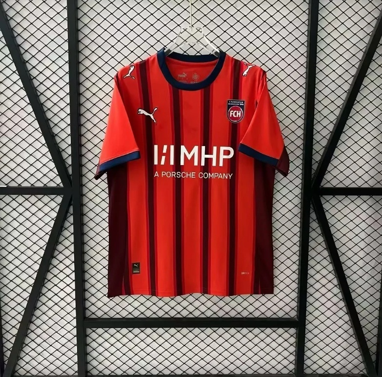 2025-26 Heidenheim Home Football Jersey