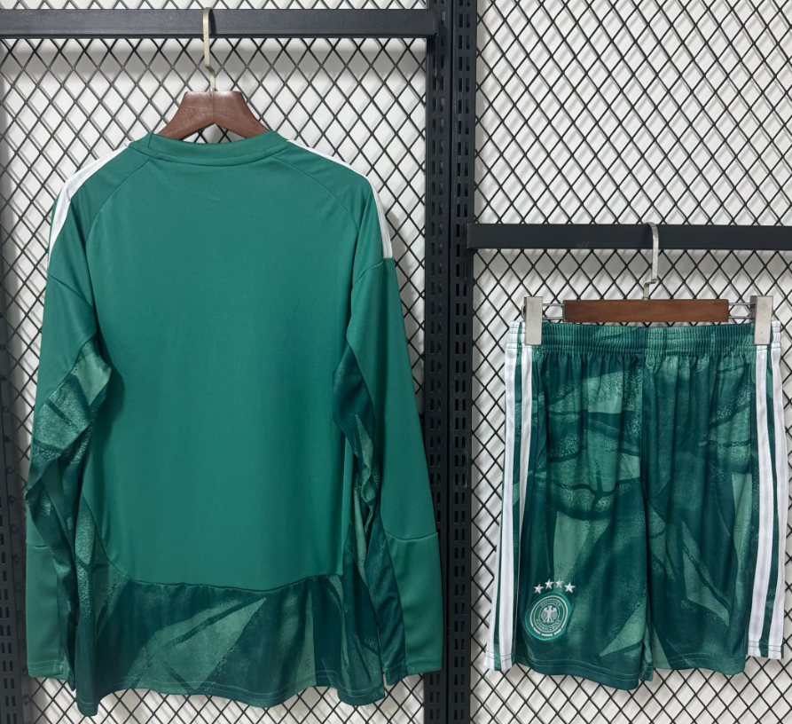 2026-27 Germany Long sleeves Goalkeeper green  Football Kit