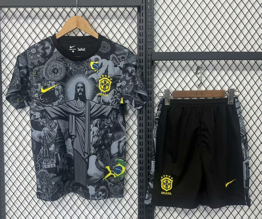 26/27 Brazil Grey "Idol" Football Kit