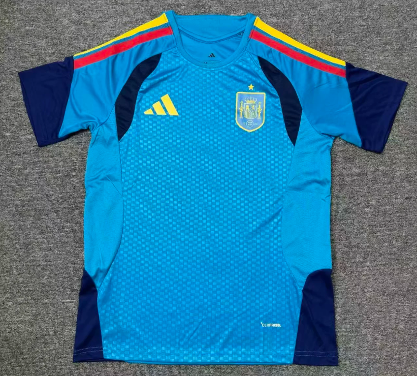 2026-27 Spain Blue training suit Football Jersey