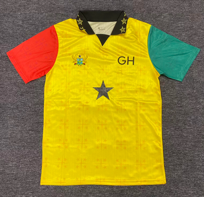 2026-27 Ghana yellow Training suit Football Jersey