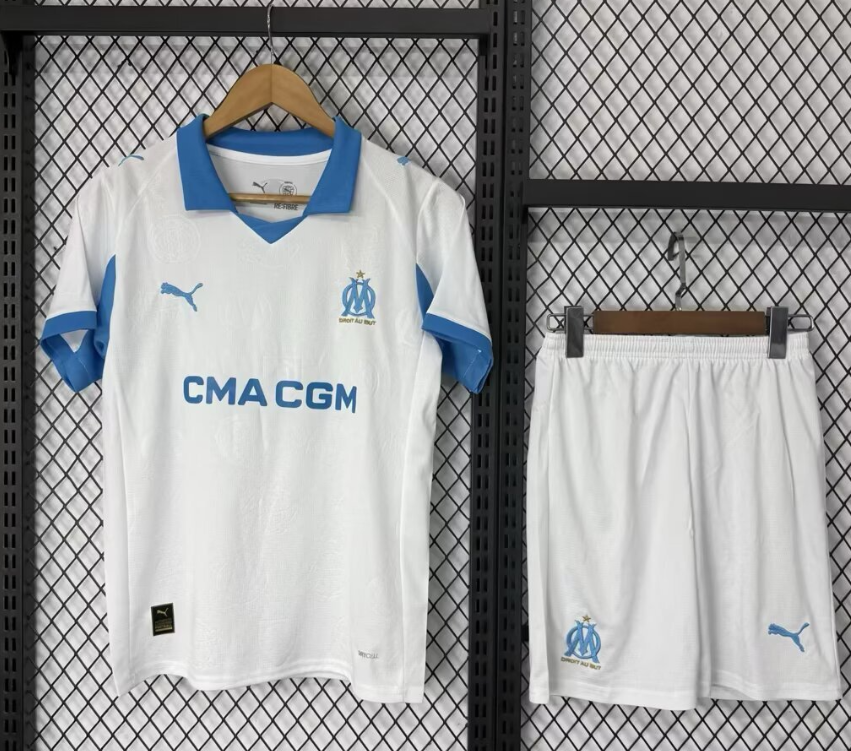 2025/26 Marseille Home Football Kit