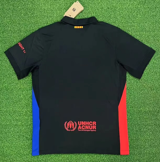 2024-25 Barcelona Away Grey advertising collaboration edition football jersey