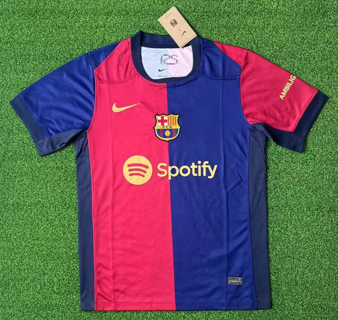 2024-25 Barcelona Home Small advertisement football jersey