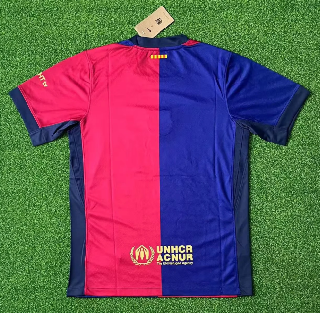 2024-25 Barcelona Home Small advertisement football jersey