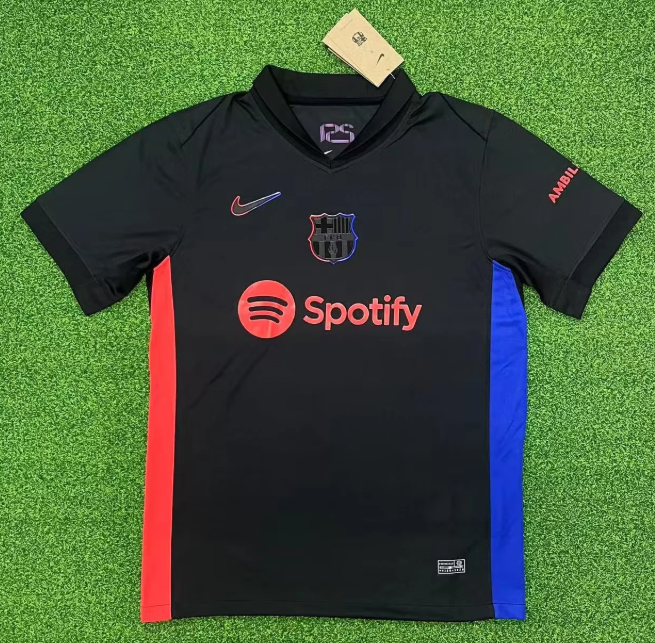 2024-25 Barcelona Away Small advertisement football jersey