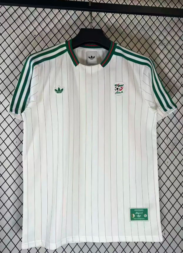 2026-27 Algeria White retro Football Jersey