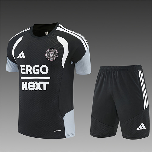2026/27 Inter Miami Black Short Sleeve Tracksuits