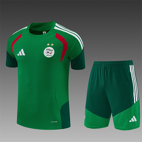 2026/27 Algeria green Short Sleeve Tracksuits