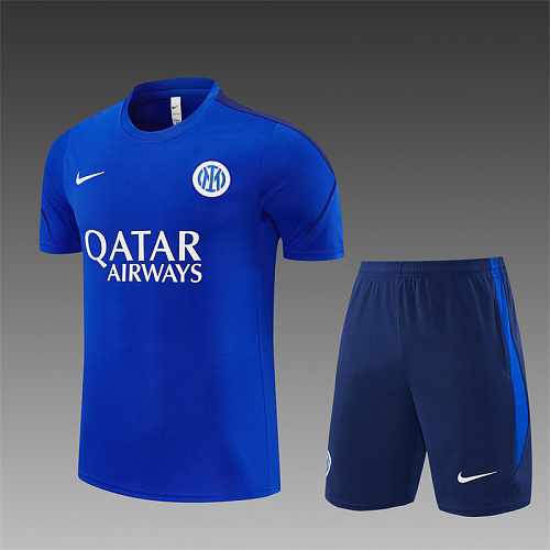 2026/27  Inter Milan Bright blue Short Sleeve Tracksuits